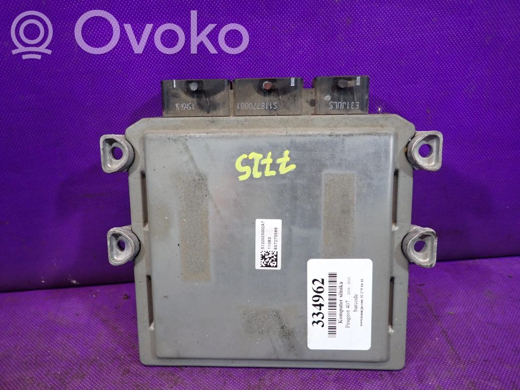 Unité de commande, module ECU de moteur   9661617580,9661617580