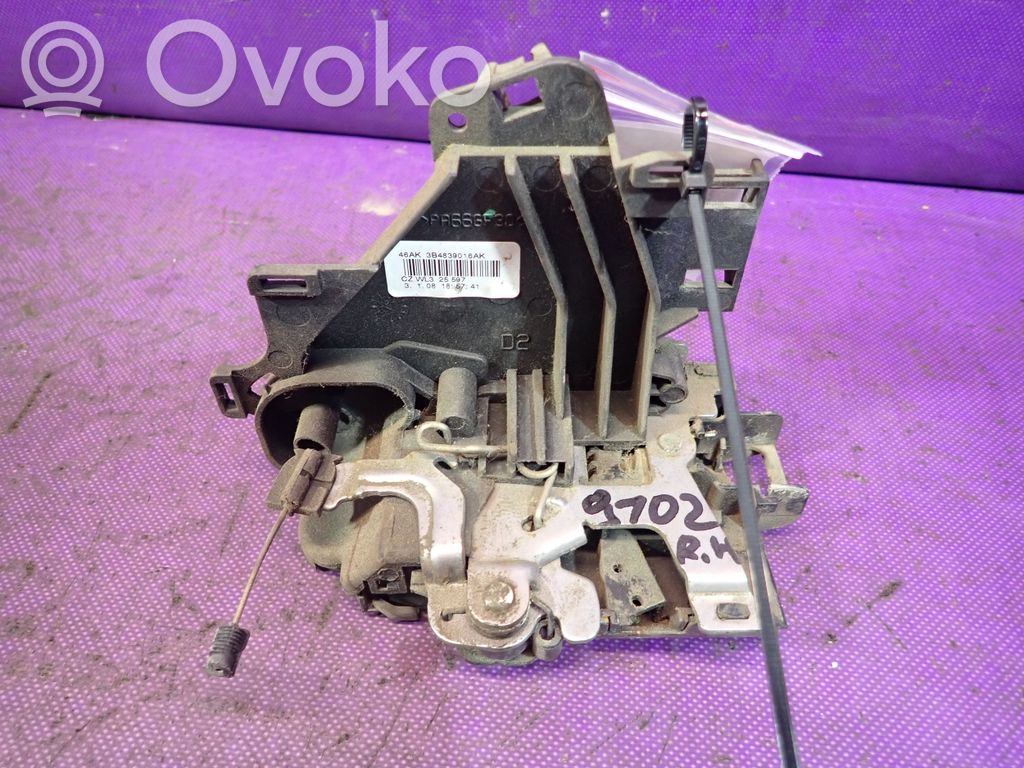 Skoda Fabia Mk2 (5J) Zamek drzwi tylnych 