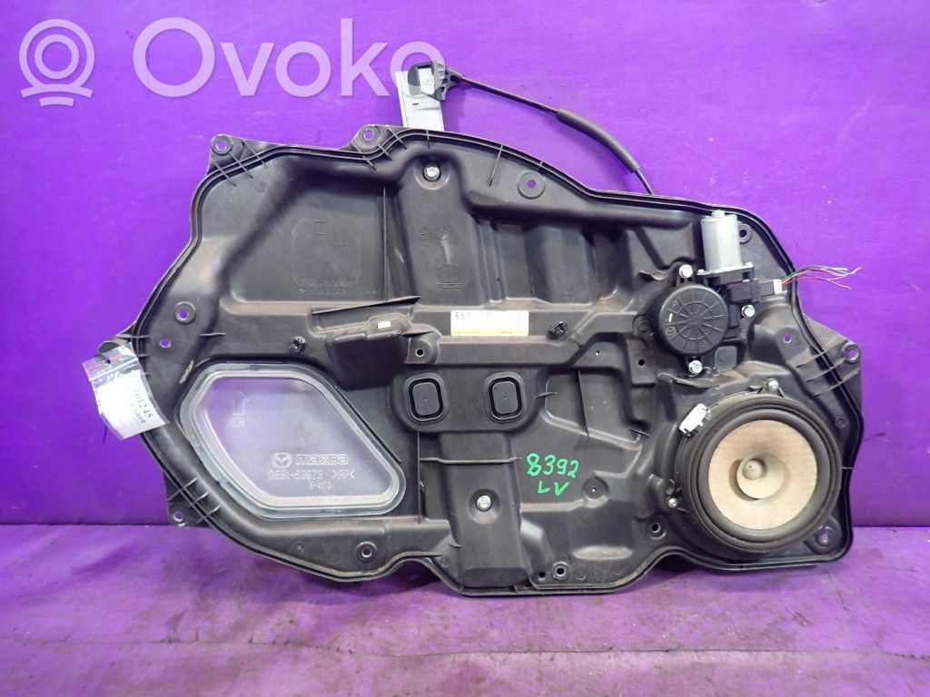 Mazda 2 Front door window regulator with motor 