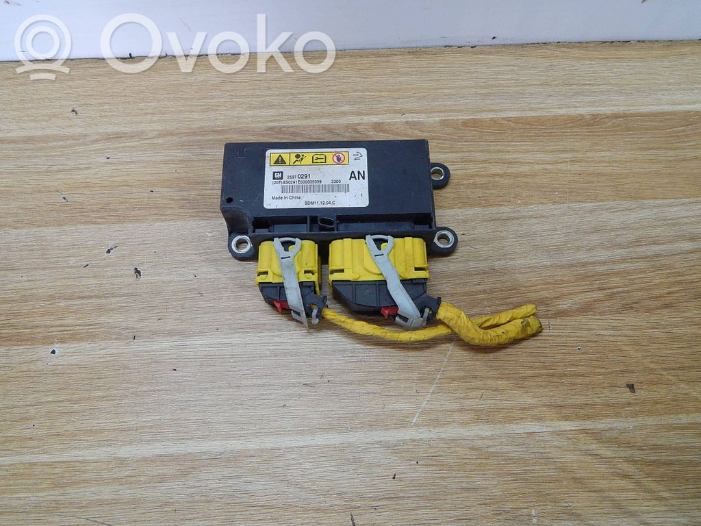 Airbag control unit/module   25970291,SDM111204C,AS0291E000005099