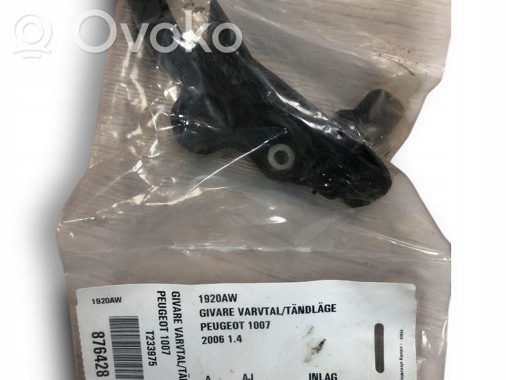 Peugeot 1007 Crankshaft speed sensor 