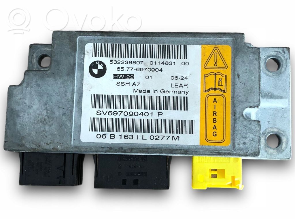 Unidad de control/módulo del Airbag   6970904,6970904