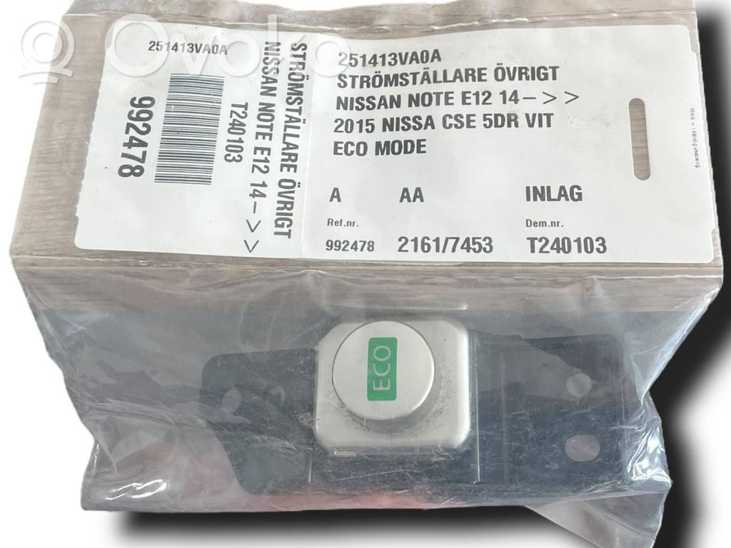 Nissan Note (E12) Sonstige Schalter / Griffe / Umschalter 