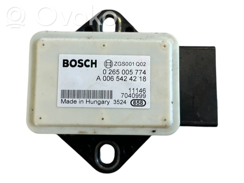 Mercedes-Benz Vito Viano W639 ESP acceleration yaw rate sensor 