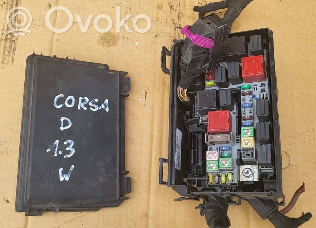 Opel Corsa D Engine installation wiring loom 