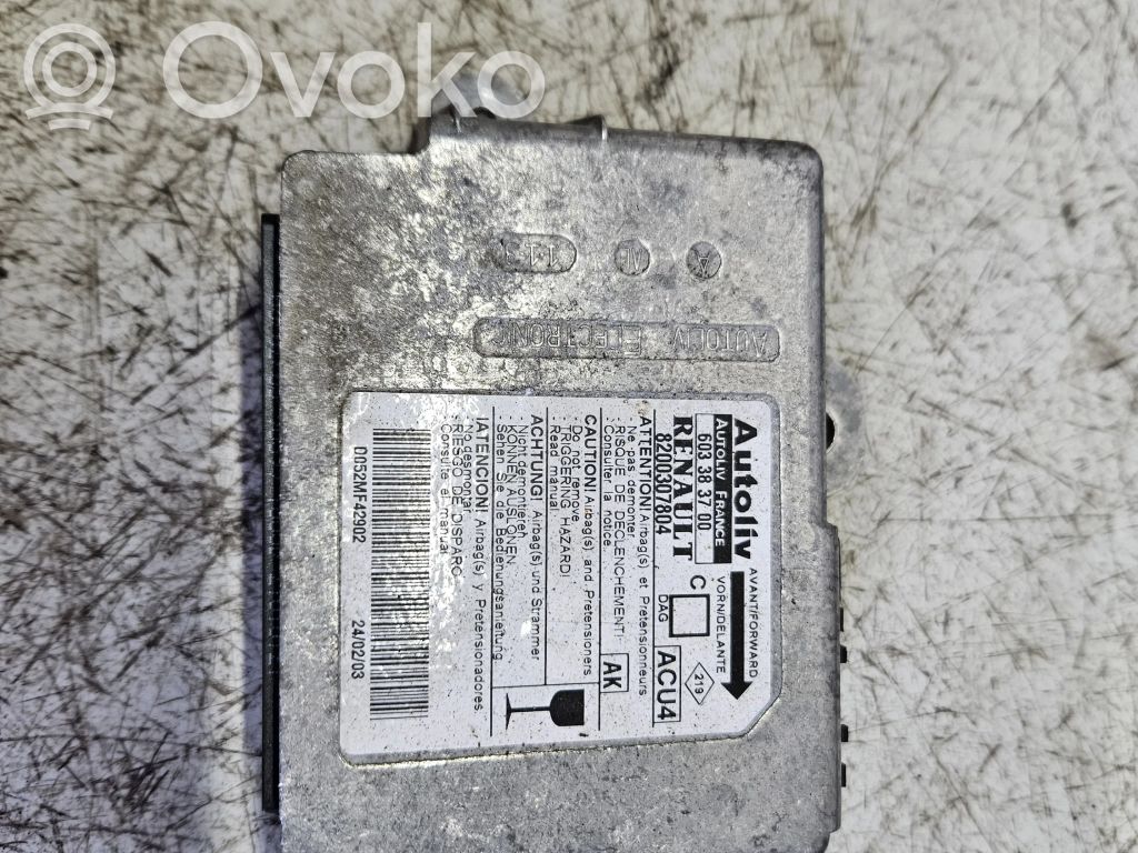 Renault Megane II Airbag control unit/module 