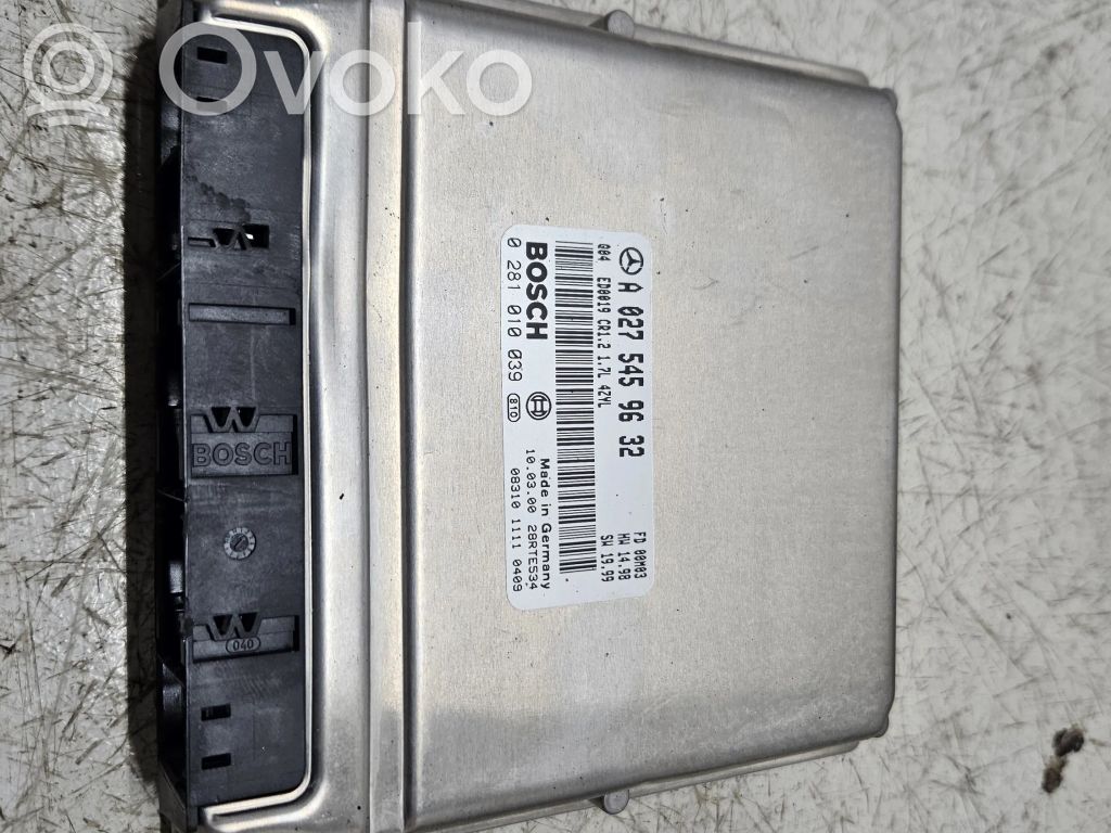 Mercedes-Benz A W168 Engine control unit/module 