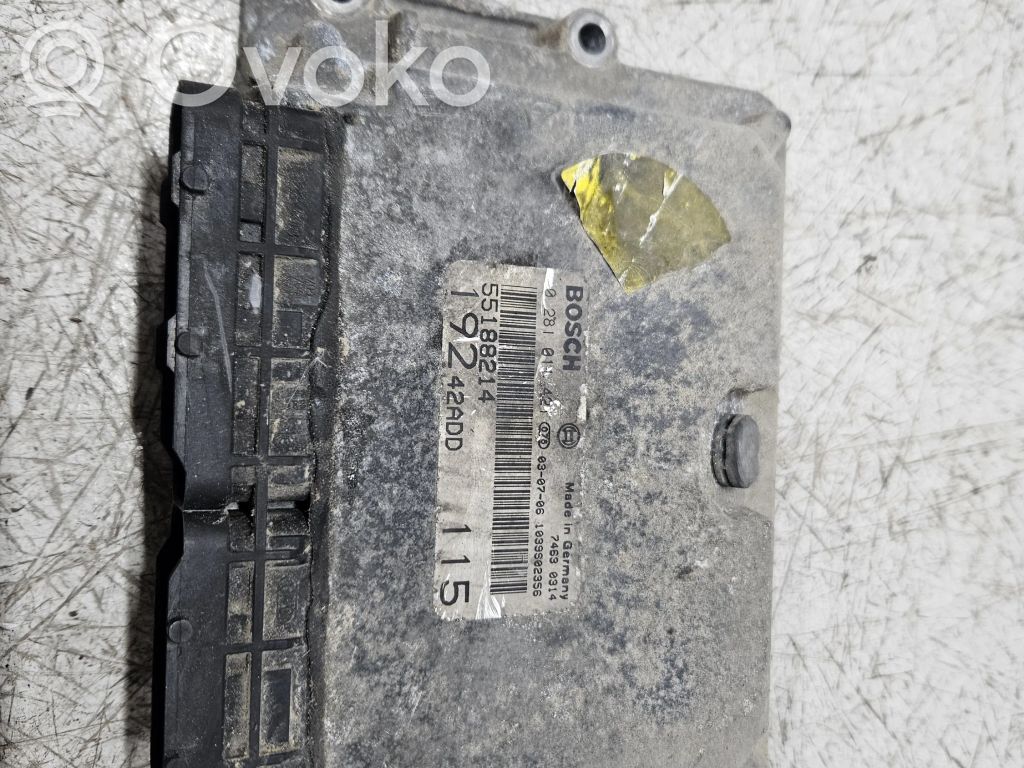 Engine control unit/module   0281011421,1039S02356