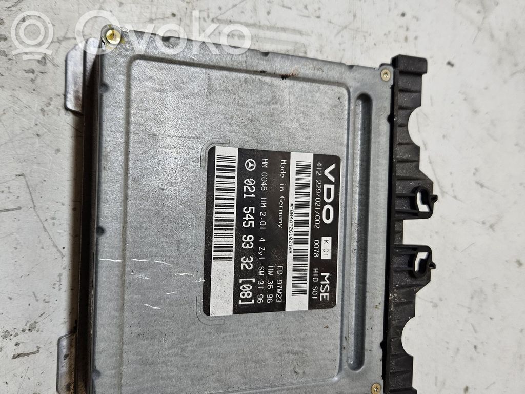 Mercedes-Benz E W210 Engine control unit/module 