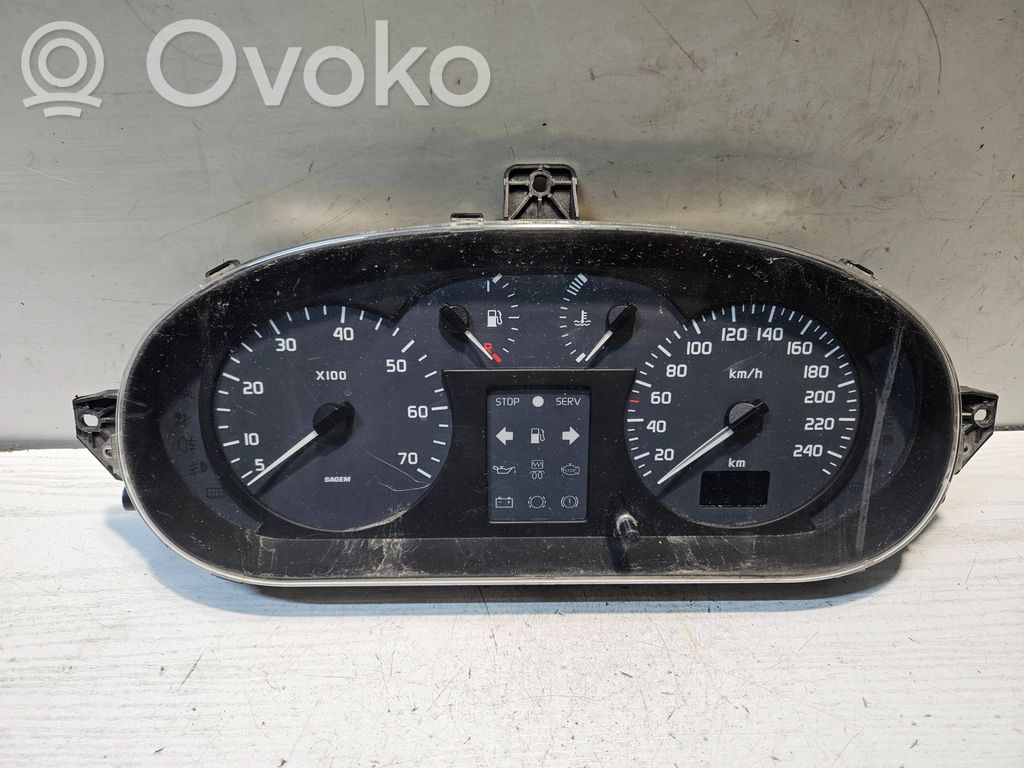 Renault Scenic I Speedometer (instrument cluster) 