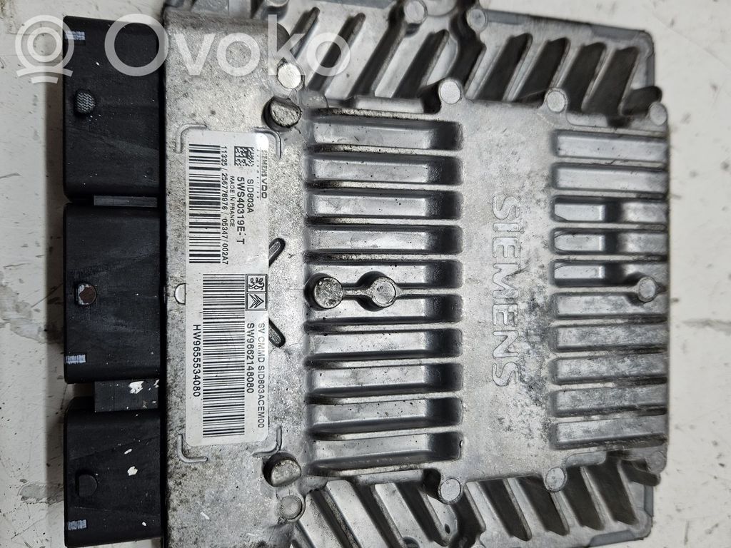 Peugeot 407 Engine control unit/module 