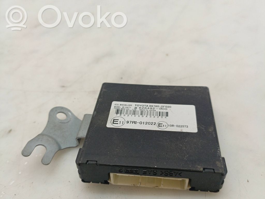Toyota Corolla Verso AR10 Immobilizer control unit/module 