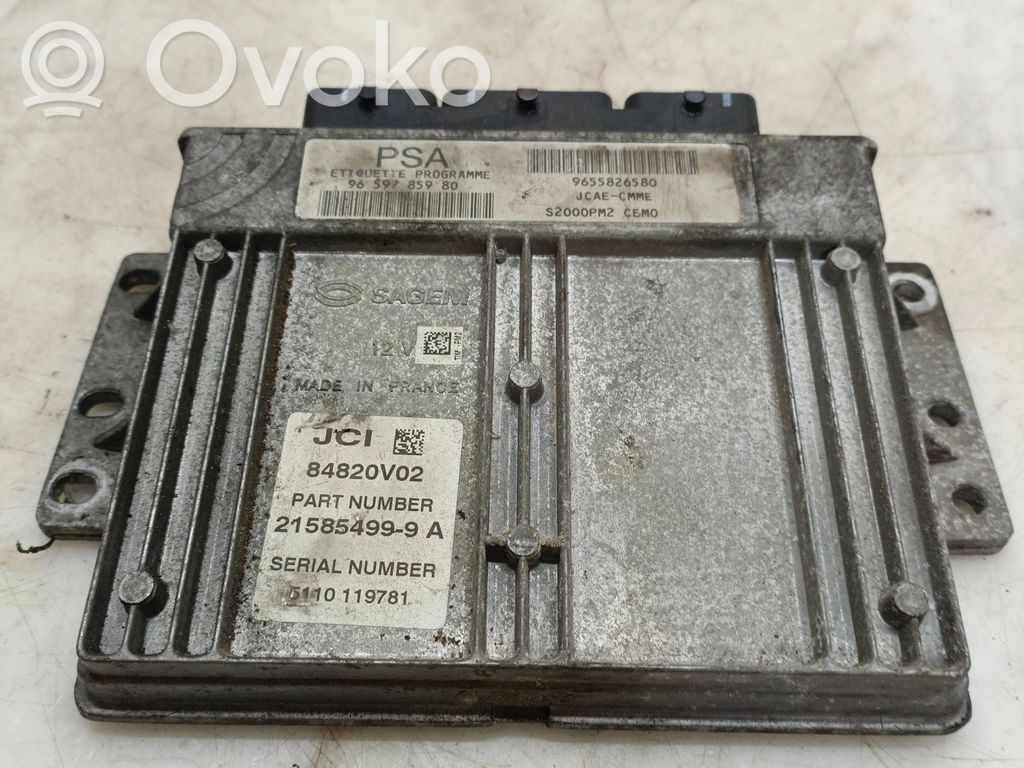 Citroen Xsara Picasso Engine control unit/module 