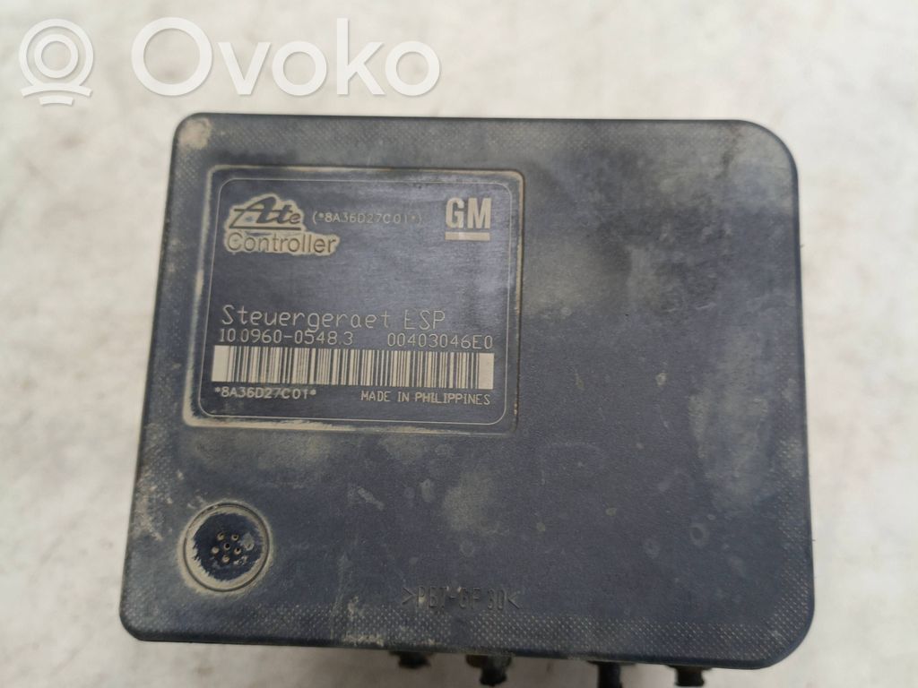 Opel Astra H ABS Pump 