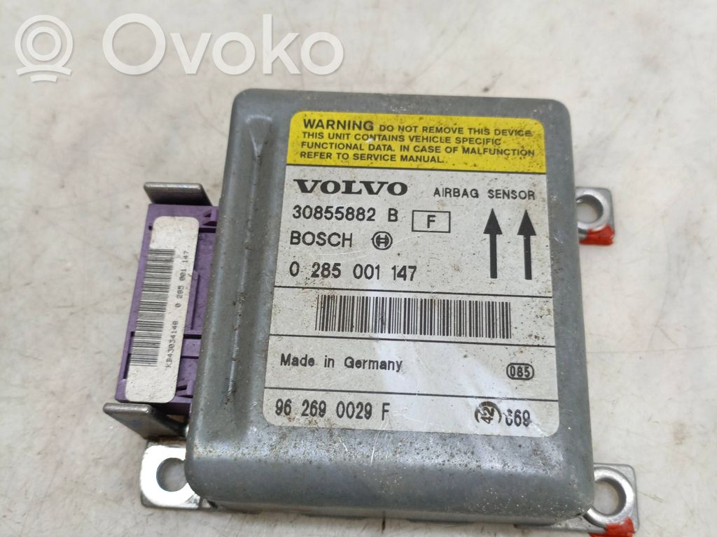 Volvo S40, V40 Airbag control unit/module 