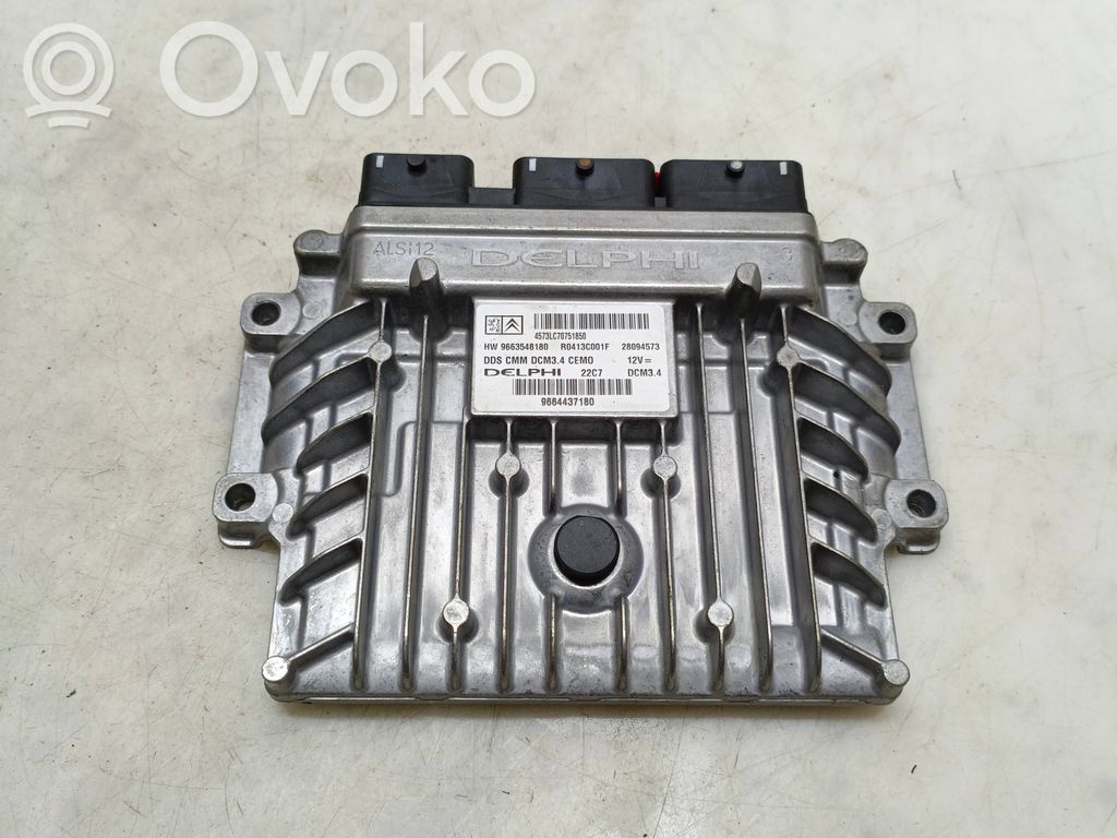 Citroen C4 I Picasso Engine control unit/module 