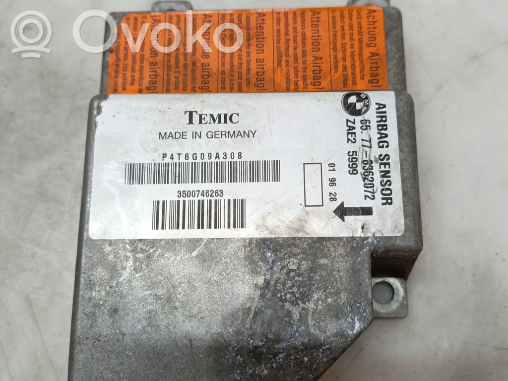 BMW 5 E39 Unitate/modul de comandă airbaguri 