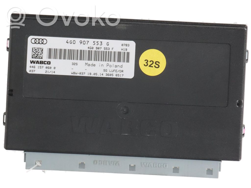 Unidad de control/módulo de la suspensión   4G0907553G