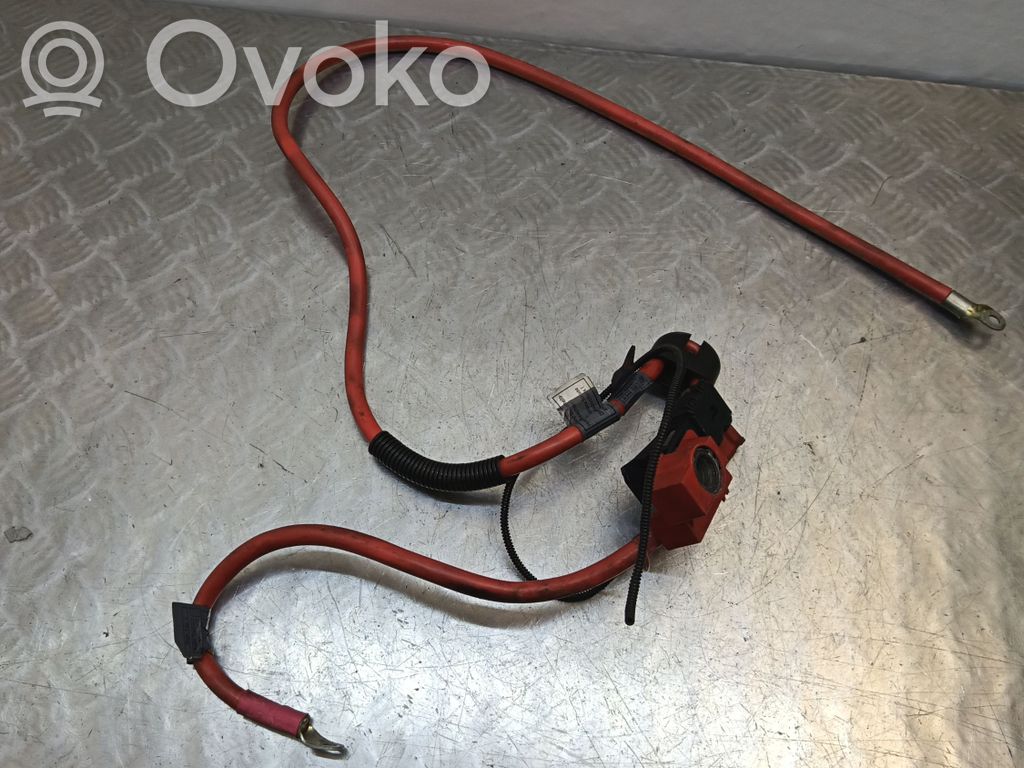 BMW 5 E60 E61 Pliusinis laidas (akumuliatoriaus) 