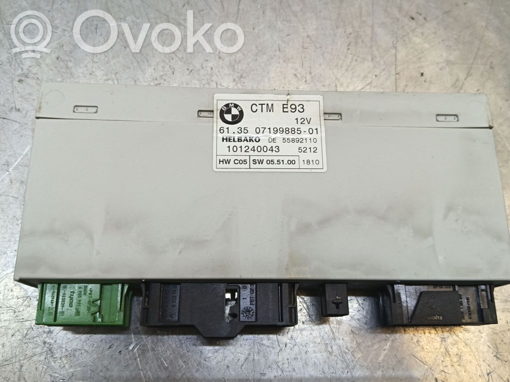 BMW 3 E92 E93 Sunroof control unit/module 