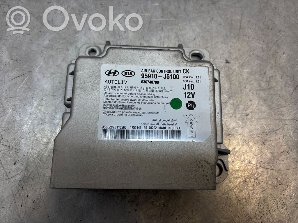 KIA Stinger Airbag control unit/module 