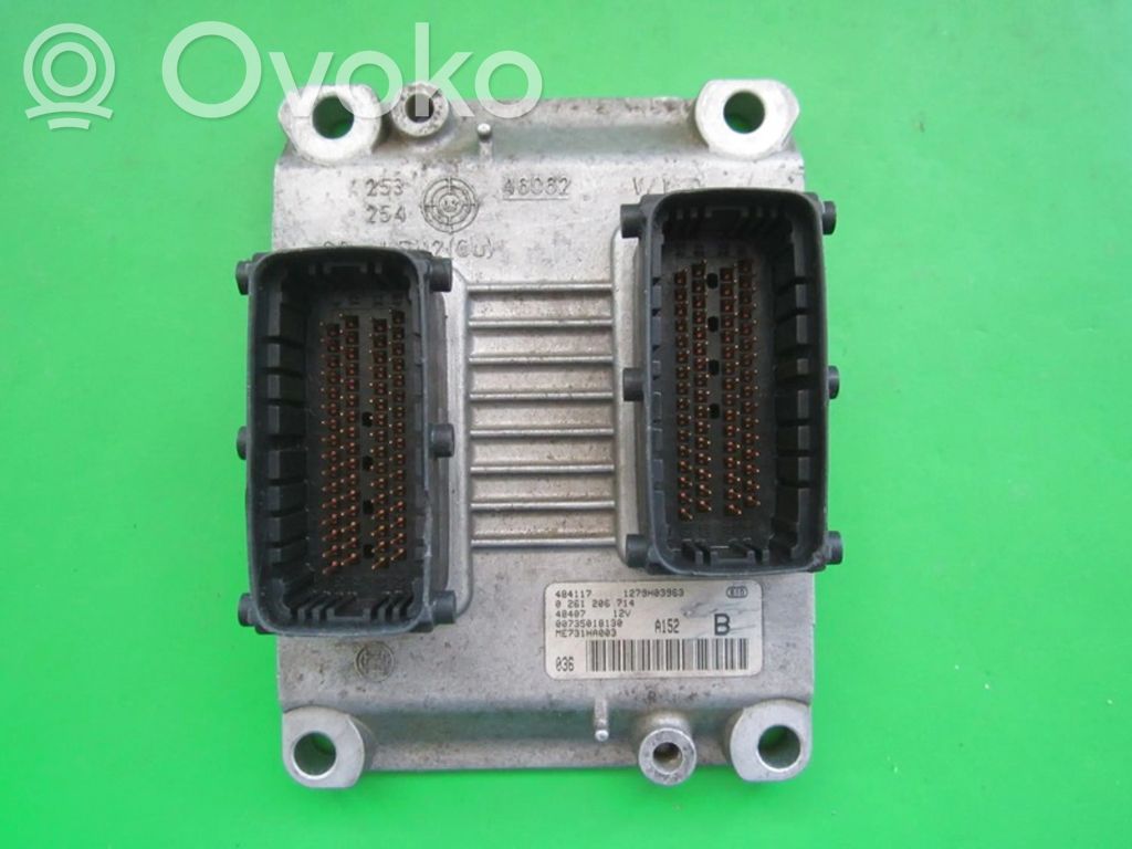 Alfa Romeo 147 Unité de commande, module ECU de moteur 