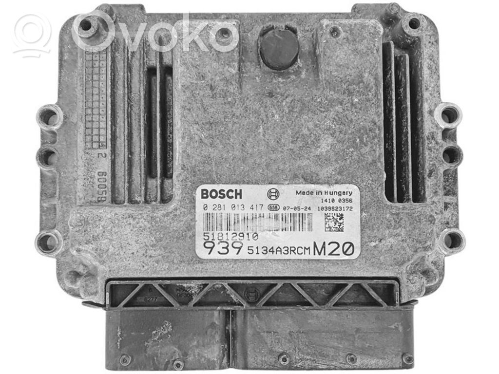 Engine control unit/module ECU   51812910,0281013417