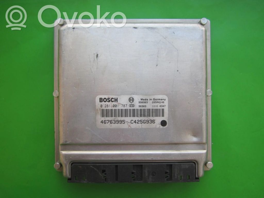 Engine control unit/module ECU   46763995,0281001787