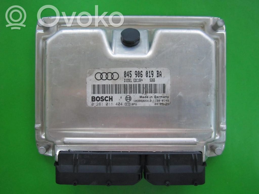 Unidad de control/módulo ECU del motor   045906019BA,0281011404