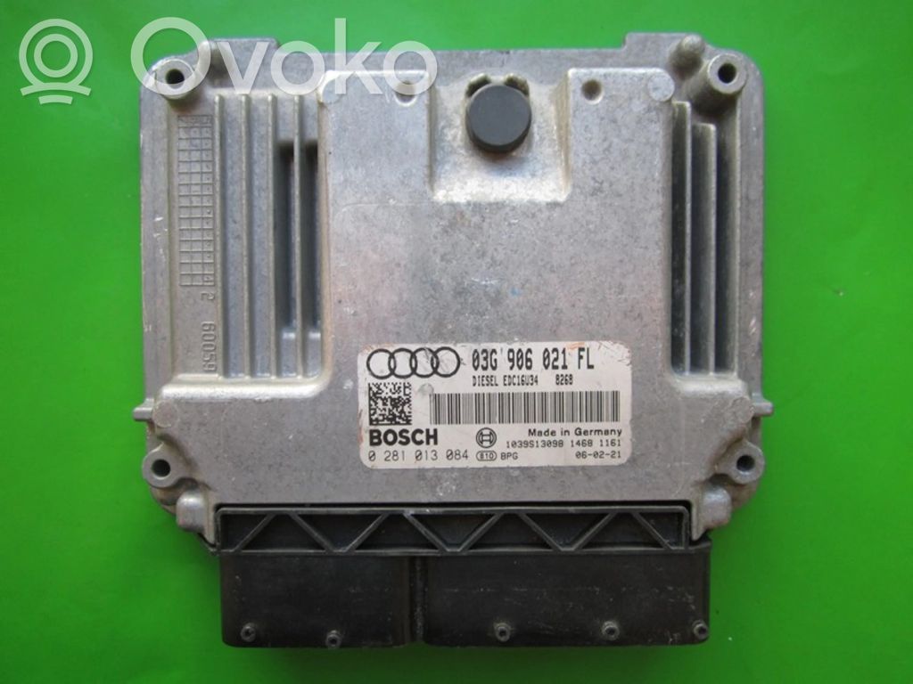 Engine control unit/module ECU   03G906021FL,0281013084