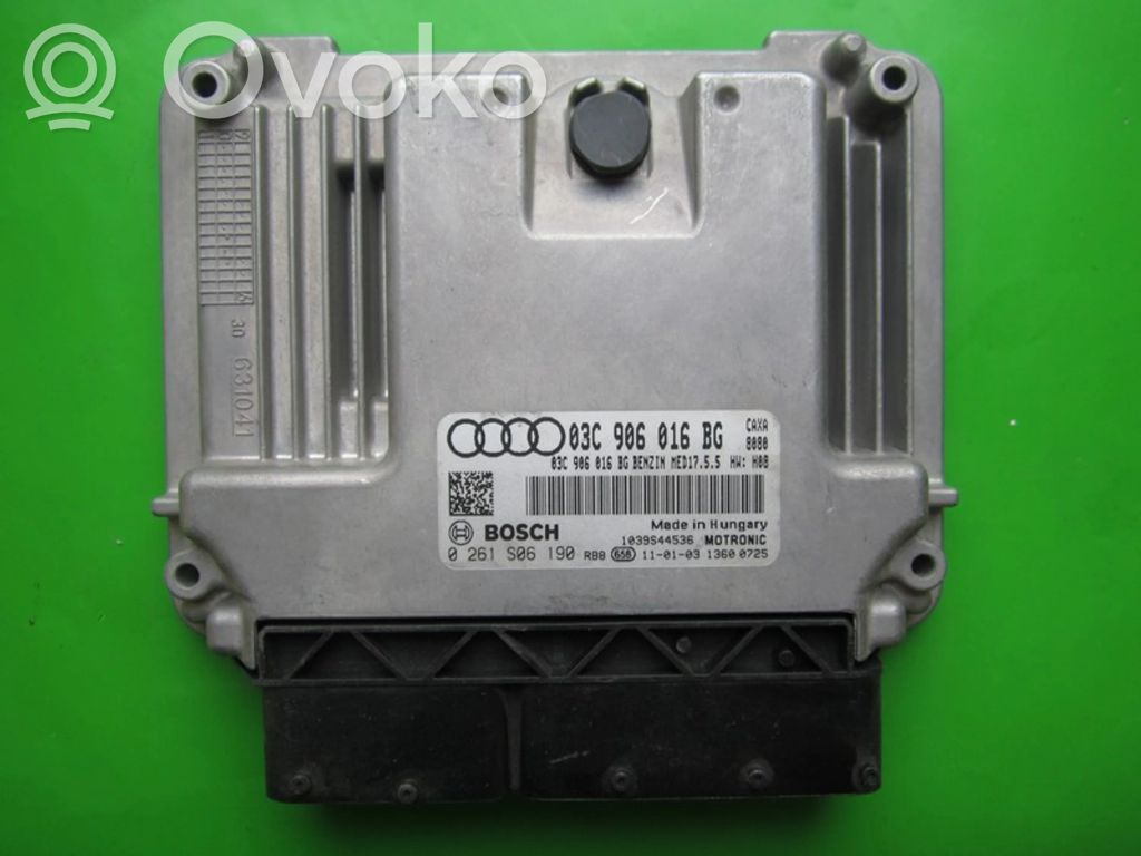 Unité de commande, module ECU de moteur   03C906016BG,0261S06190