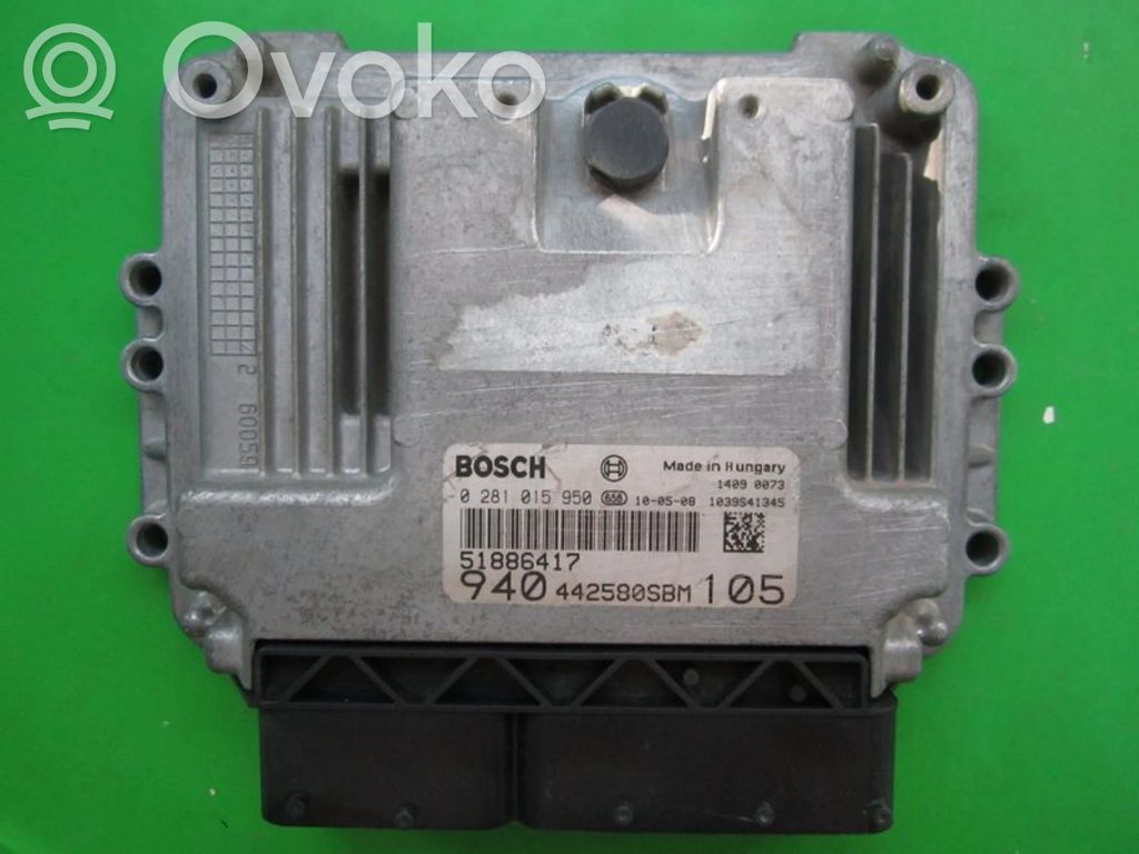 Engine control unit/module ECU   51886417,0281015950
