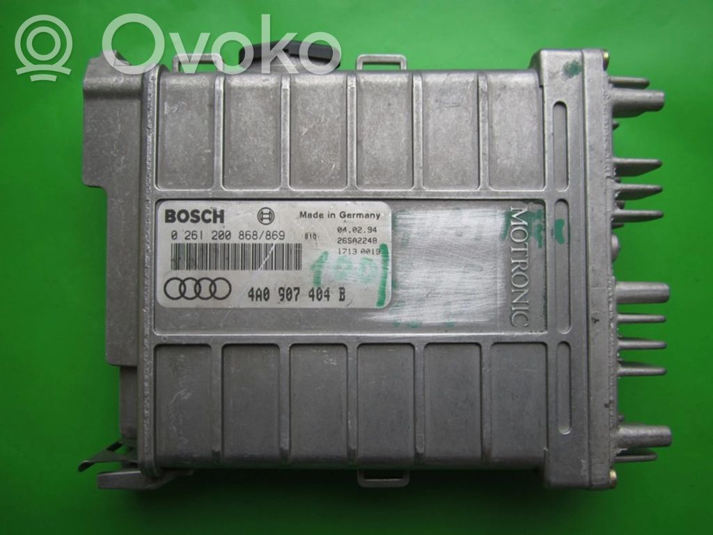 Unité de commande, module ECU de moteur   4A0907404B,0261200868