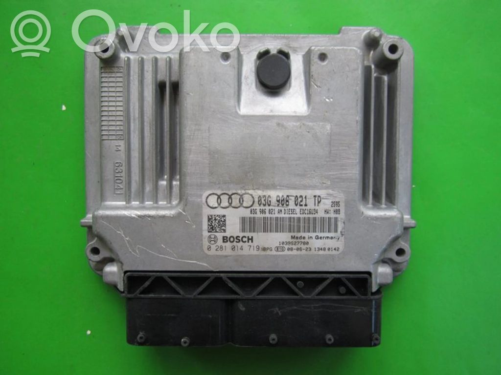 Audi A3 S3 A3 Sportback 8P Engine control unit/module ECU 