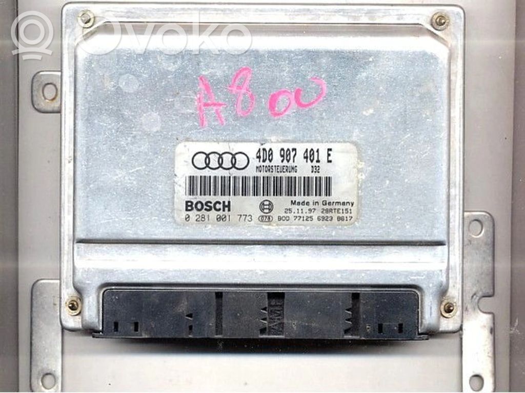 Audi A8 S8 D2 4D Engine control unit/module ECU 