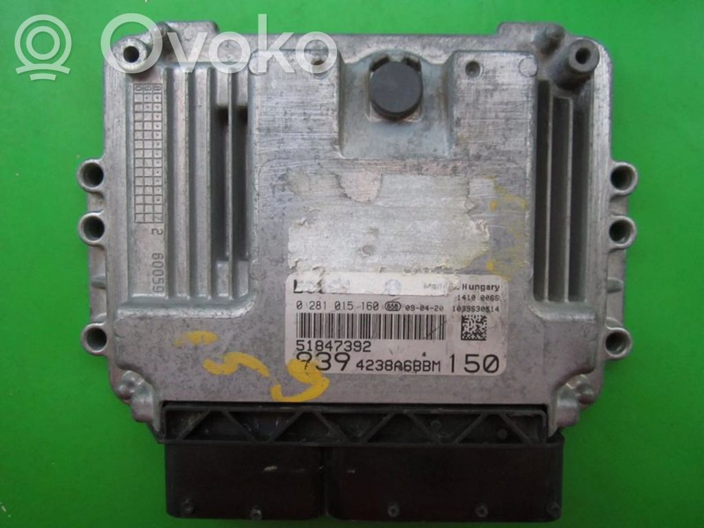 Alfa Romeo 159 Unité de commande, module ECU de moteur 