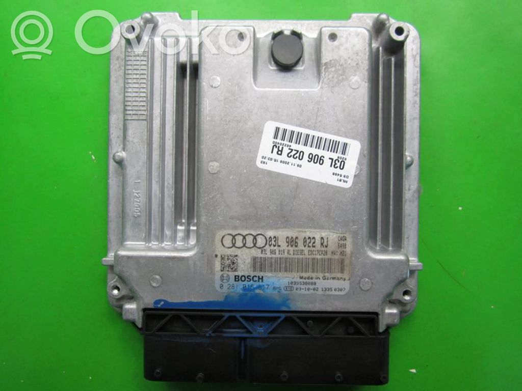 Engine control unit/module ECU   03L906022RJ,0281016817
