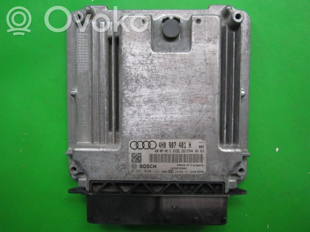 Engine control unit/module ECU   4H0907401H,0281030131
