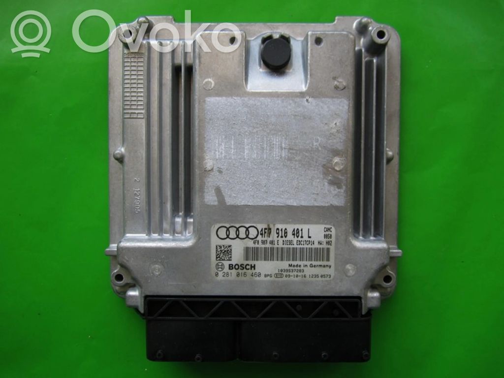 Engine control unit/module ECU   4F7910401L,0281016460