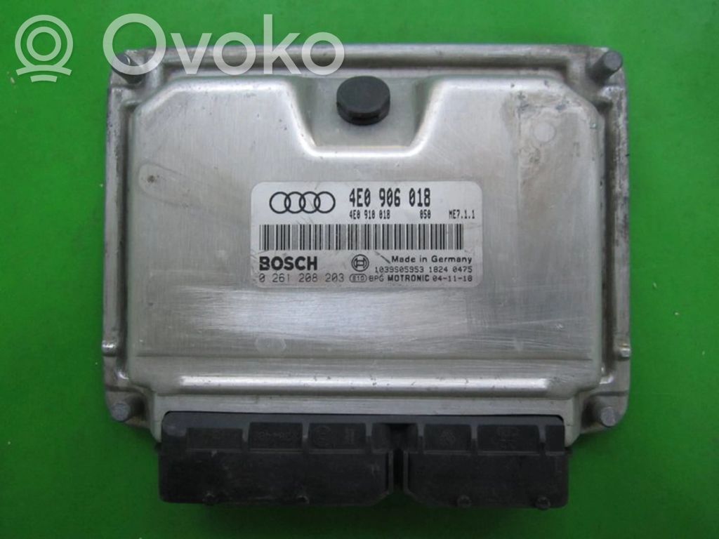 Audi A8 S8 D3 4E Engine control unit/module ECU 
