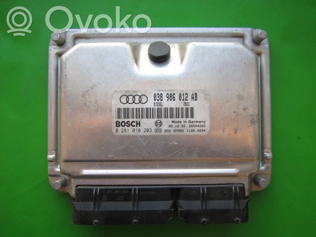 Engine control unit/module ECU   038906012AB,0281010203