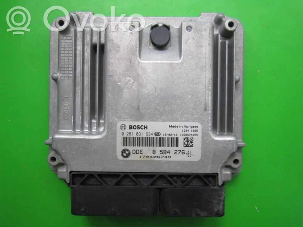 Engine control unit/module ECU   DDE8584276,0281031634