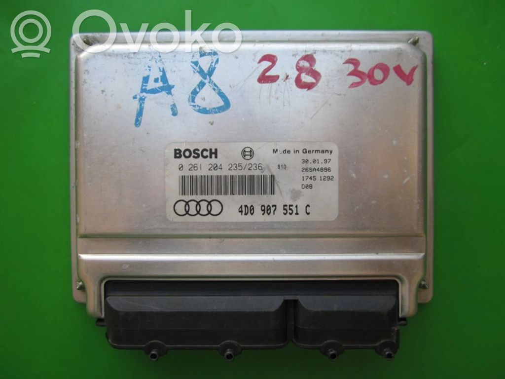 Audi A8 S8 D2 4D Engine control unit/module ECU 