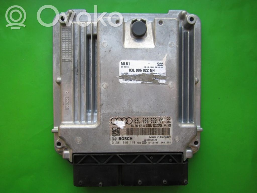 Engine control unit/module ECU   03L906022NN,0281016140