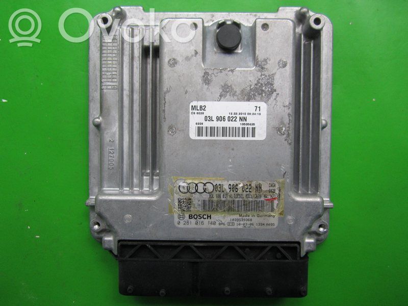 Engine control unit/module ECU   03L906022NN,0281016140