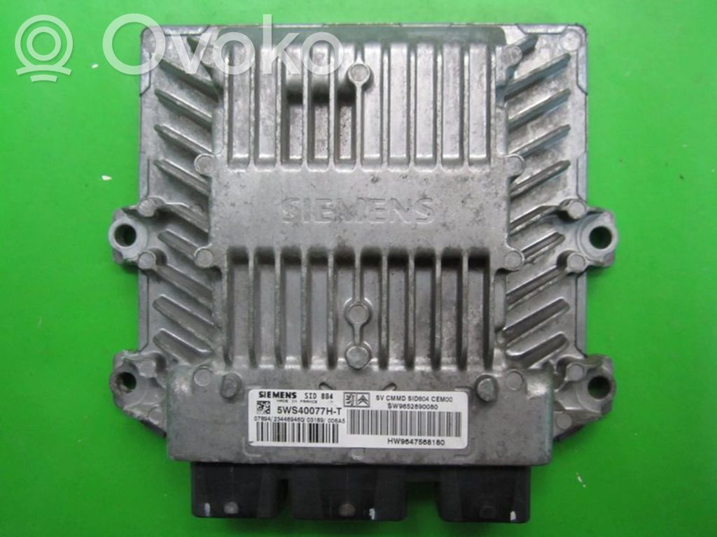 Citroen C3 Komputer / Sterownik ECU silnika 
