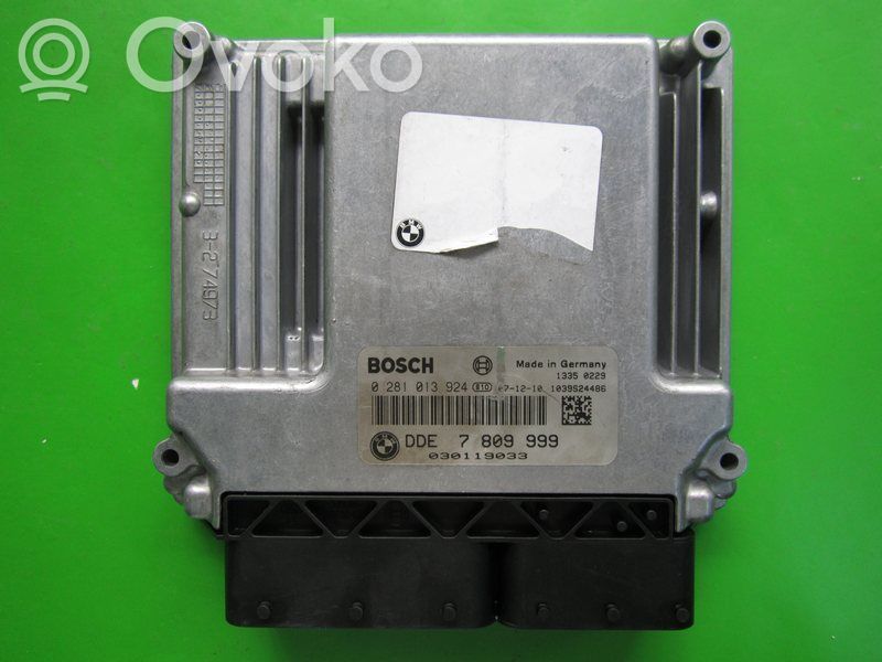 Engine control unit/module ECU   DDE7809999,0281013924