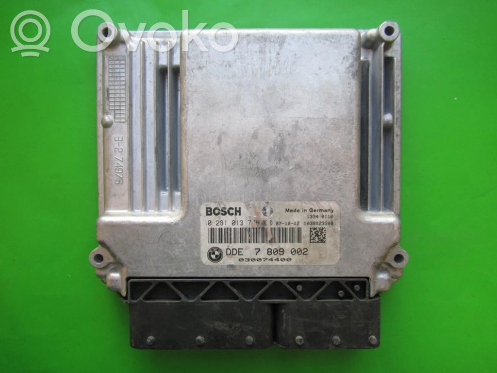 Motorsteuergerät ECU   DDE7809002,0281013776