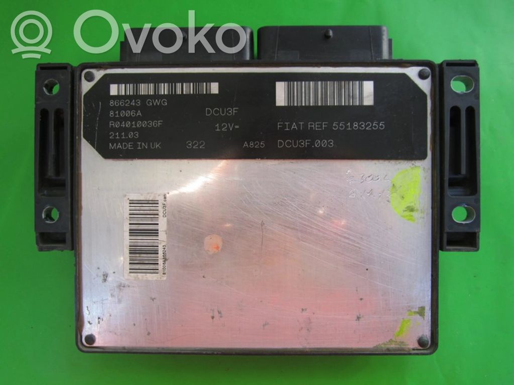 Engine control unit/module ECU   55183255,R04010036F