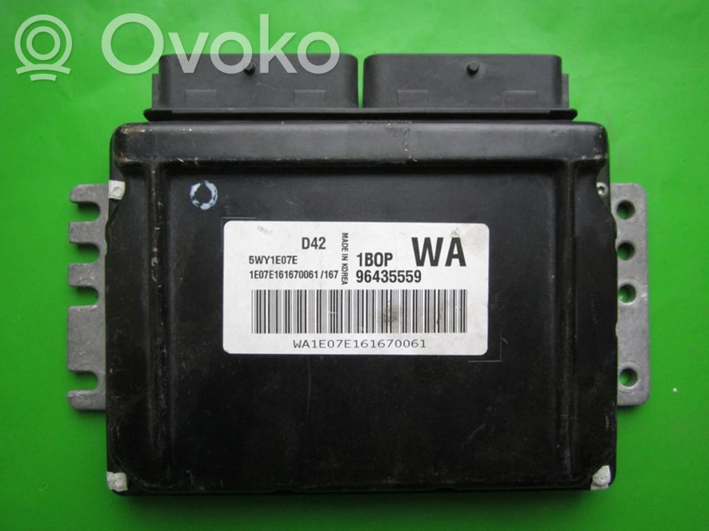 Engine control unit/module ECU   96435559,5WY1E07E